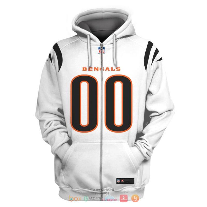 Personalized_NFL_Cincinnati_Bengals_White_3d_shirt_hoodie_1