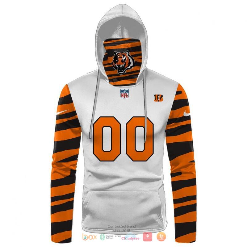 Personalized_NFL_Cincinnati_Bengals_White_Orange_stripe_hoodie_mask_1