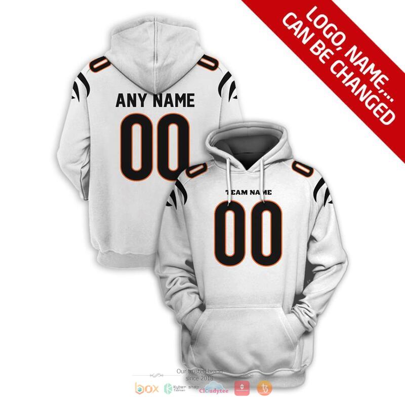Personalized_NFL_Cincinnati_Bengals_White_color_3d_shirt_hoodie