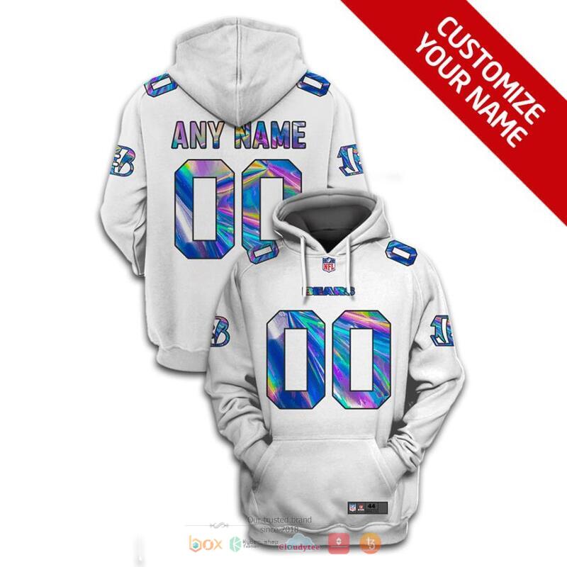 Personalized_NFL_Cincinnati_Bengals_White_hologram_color_3d_shirt_hoodie