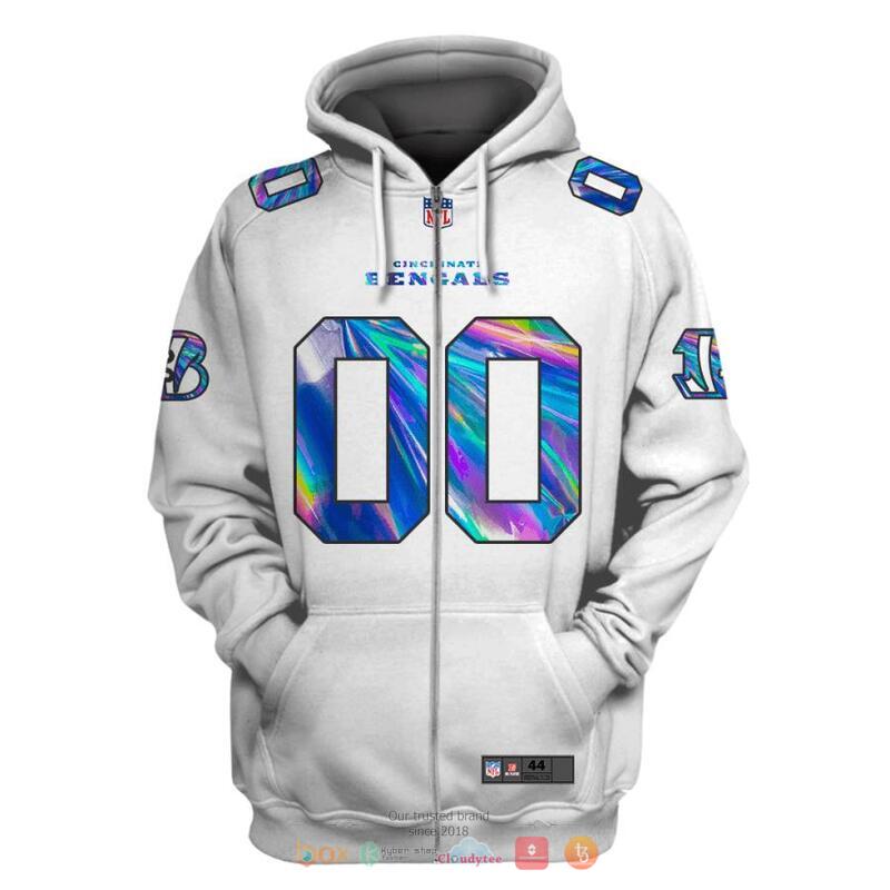 Personalized_NFL_Cincinnati_Bengals_White_hologram_color_3d_shirt_hoodie_1