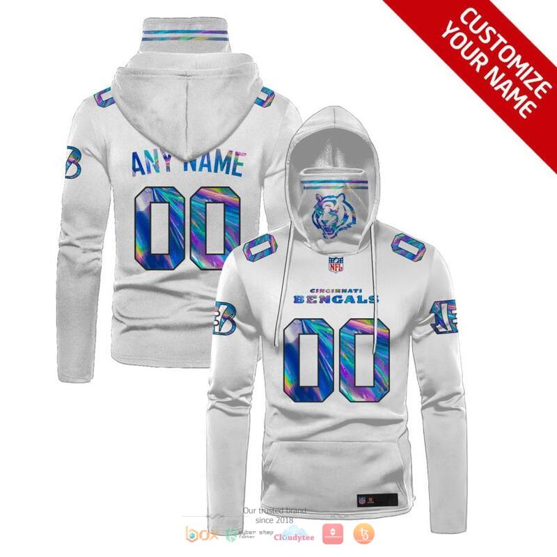 Personalized_NFL_Cincinnati_Bengals_White_hologram_color_hoodie_mask