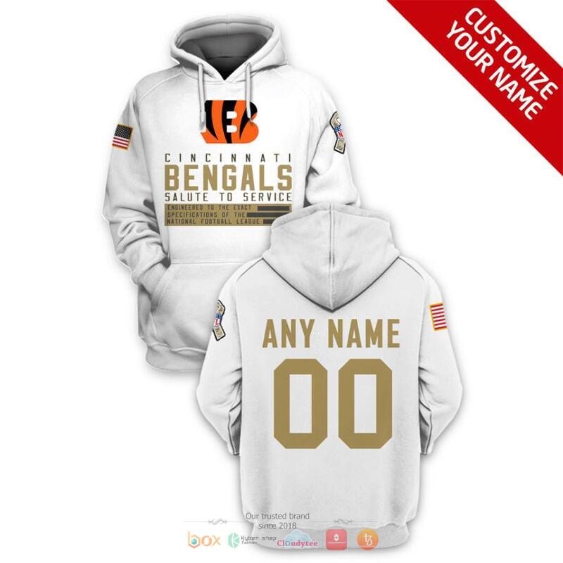 Personalized_NFL_Cincinnati_Bengals_White_salute_to_service_3d_shirt_hoodie