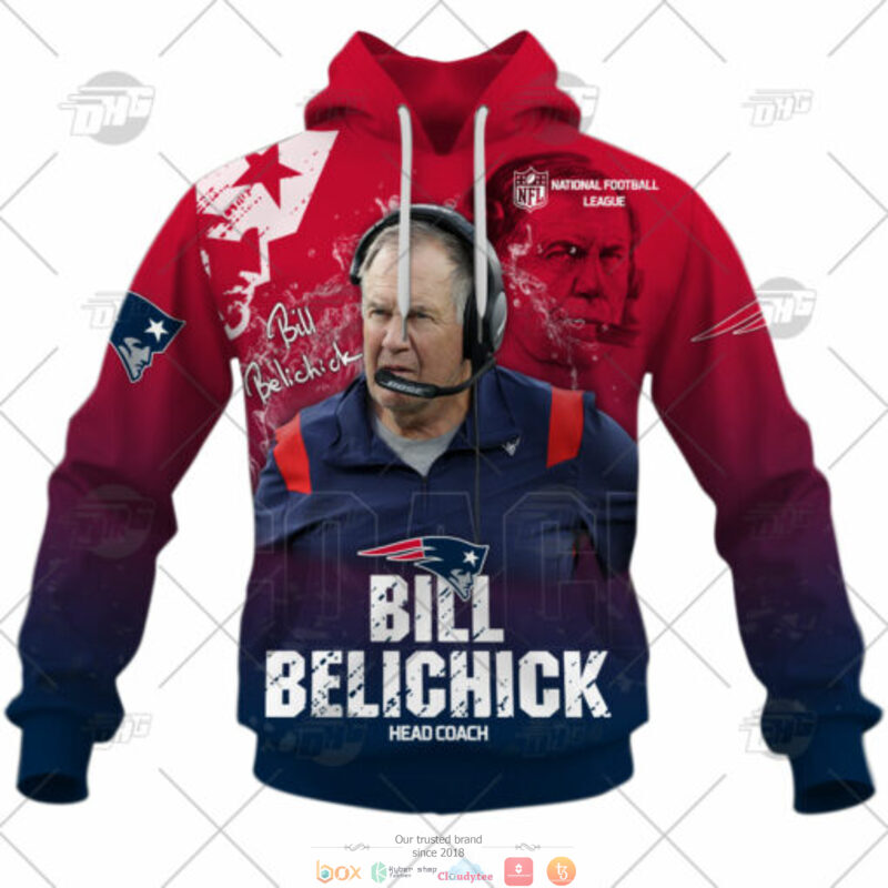 Personalized_NFL_Head_Coach_Bill_Belichick_New_England_Patriots_3d_shirt_hoodie_1
