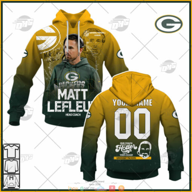 Personalized_NFL_Head_Coach_Matt_LeFleur_Green_Bay_Packers_3d_shirt_hoodie