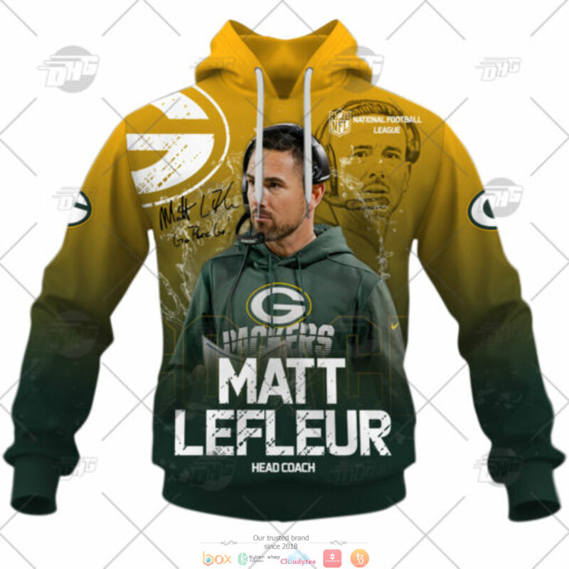Personalized_NFL_Head_Coach_Matt_LeFleur_Green_Bay_Packers_3d_shirt_hoodie_1