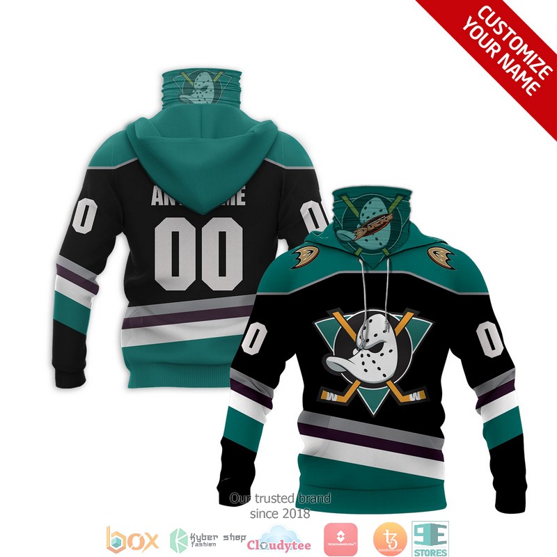 Personalized_NHL_Anaheim_Ducks_Green_3d_hoodie_mask