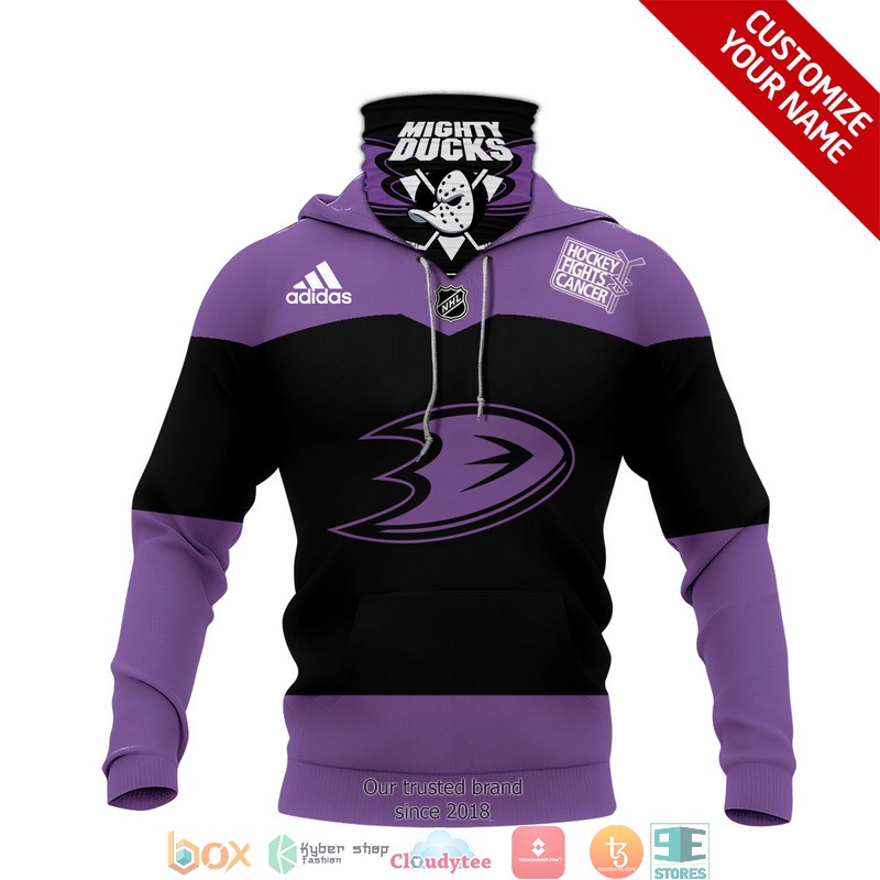 Personalized_NHL_Anaheim_Ducks_Purple_3d_hoodie_mask_1
