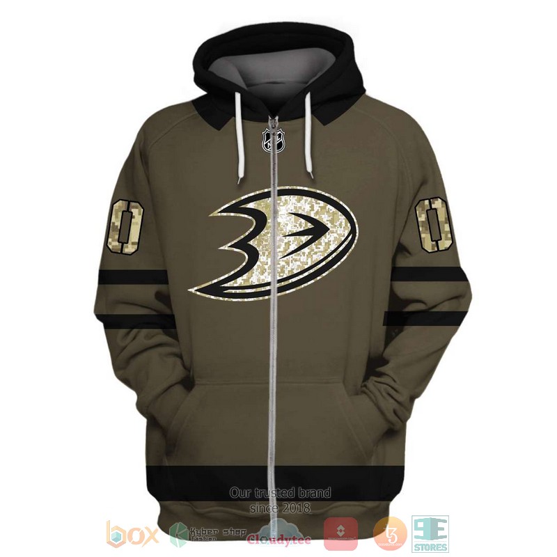 Personalized_NHL_Anaheim_Ducks_custom_green_camo_3D_shirt_hoodie_1