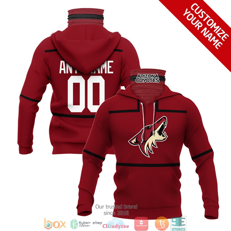Personalized_NHL_Arizona_Coyotes_Red_black_line_3d_hoodie_mask