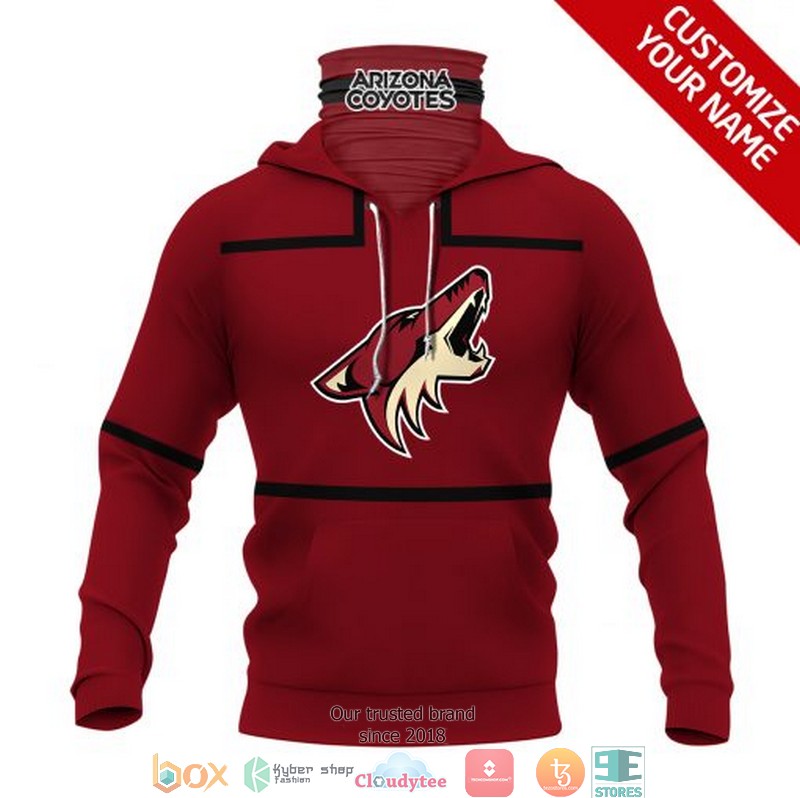 Personalized_NHL_Arizona_Coyotes_Red_black_line_3d_hoodie_mask_1