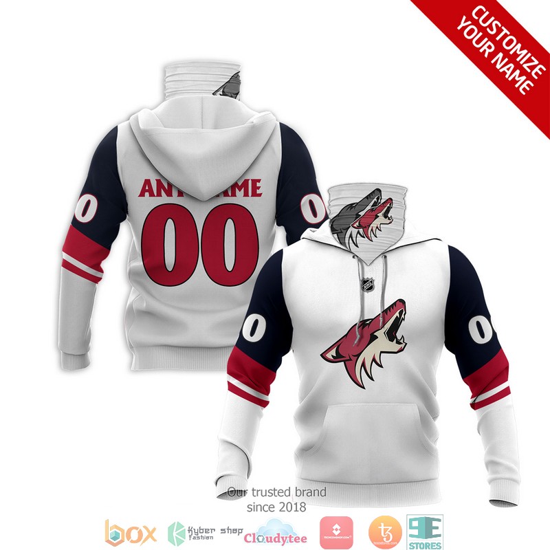 Personalized_NHL_Arizona_Coyotes_White_Red_3d_hoodie_mask