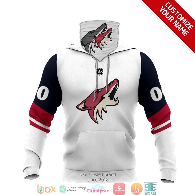 Personalized_NHL_Arizona_Coyotes_White_Red_3d_hoodie_mask_1