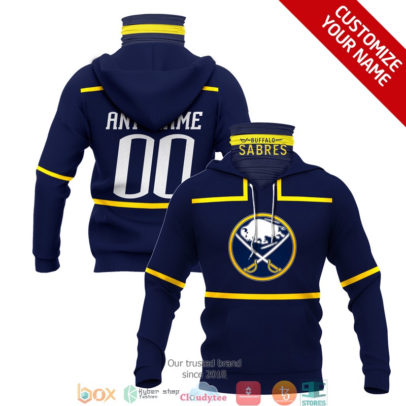Personalized_NHL_Buffalo_Sabres_Blue_yellow_line_3d_hoodie_mask