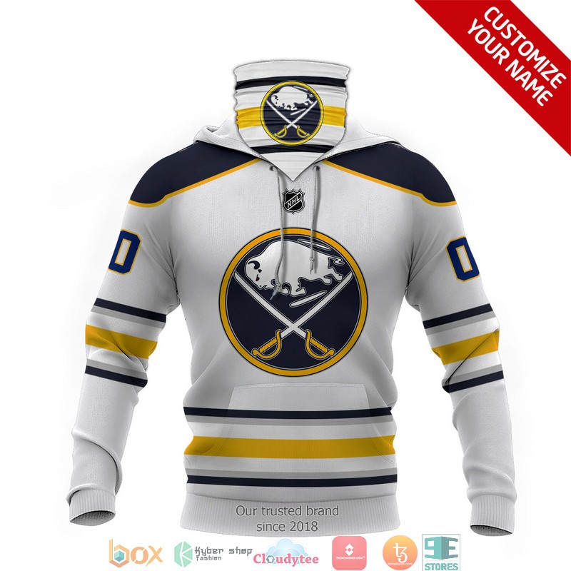 Personalized_NHL_Buffalo_Sabres_White_3d_hoodie_mask_1