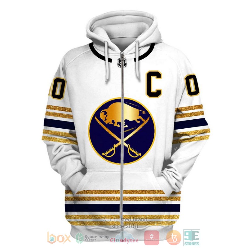Personalized_NHL_Buffalo_Sabres_white_yellow_custom_3D_shirt_hoodie_1