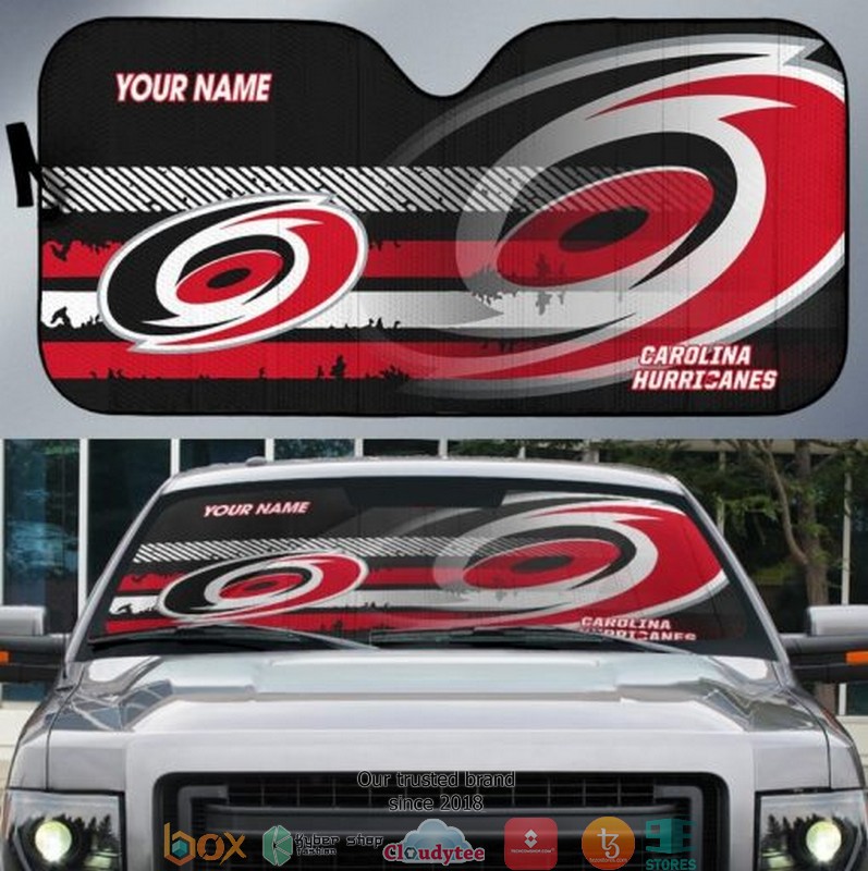 Personalized_NHL_Carolina_Hurricanes_Car_Sunshade