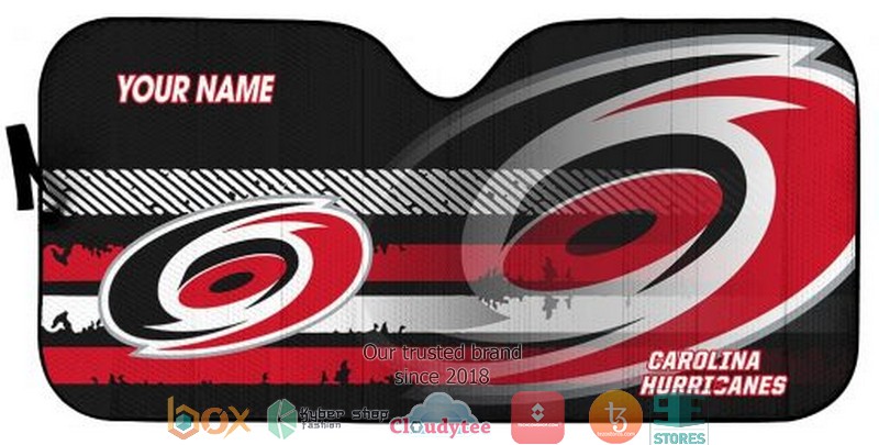 Personalized_NHL_Carolina_Hurricanes_Car_Sunshade_1