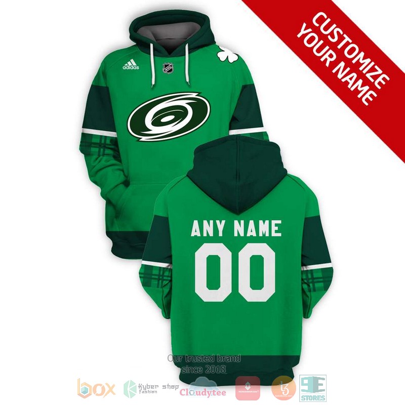 Personalized_NHL_Carolina_Hurricanes_St_Patricks_Day_custom_3D_shirt_hoodie