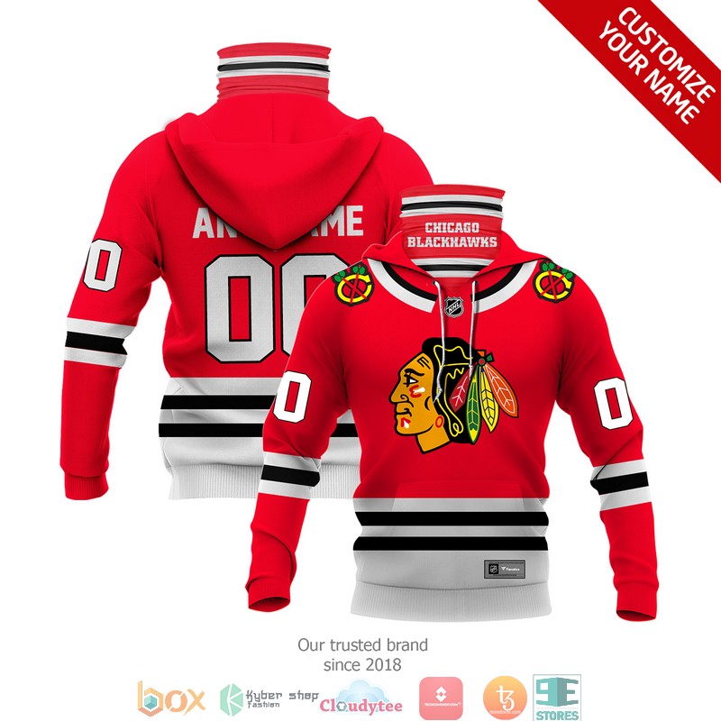 Personalized_NHL_Chicago_Blackhawks_Red_3d_hoodie_mask