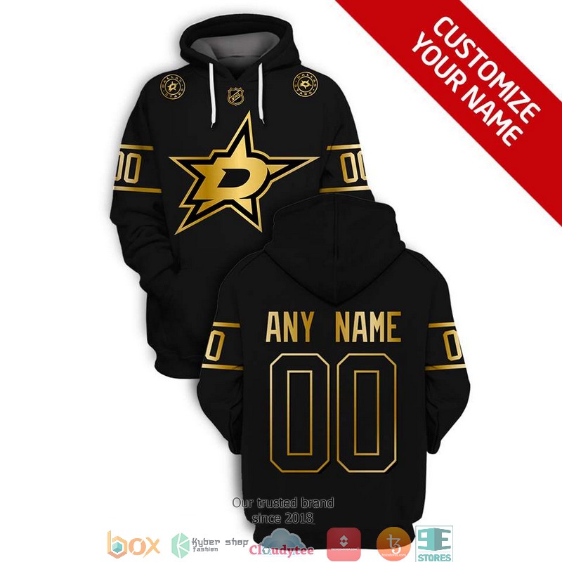 Personalized_NHL_Dallas_Stars_Blakc_gold_3D_Full_Printing_shirt_hoodie
