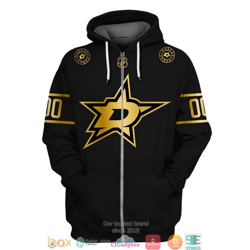 Personalized_NHL_Dallas_Stars_Blakc_gold_3D_Full_Printing_shirt_hoodie_1