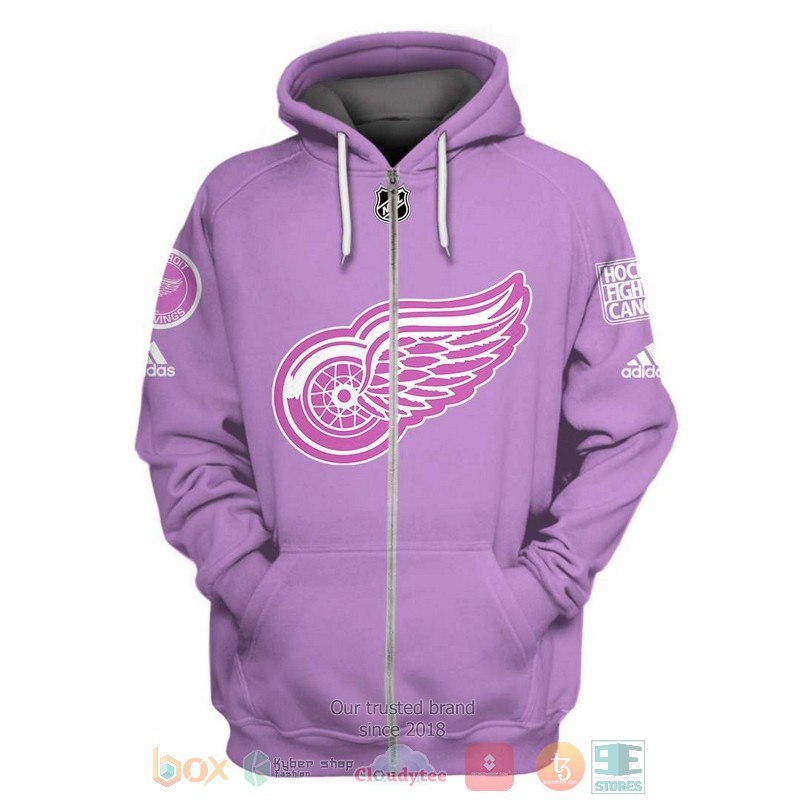Personalized_NHL_Detroit_Red_Wings_Hockey_Fights_Cancer_custom_3D_shirt_hoodie_1