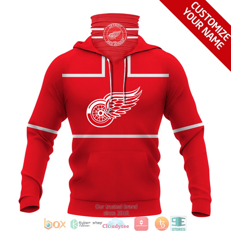 Personalized_NHL_Detroit_Red_Wings_Red_White_line_3d_hoodie_mask_1