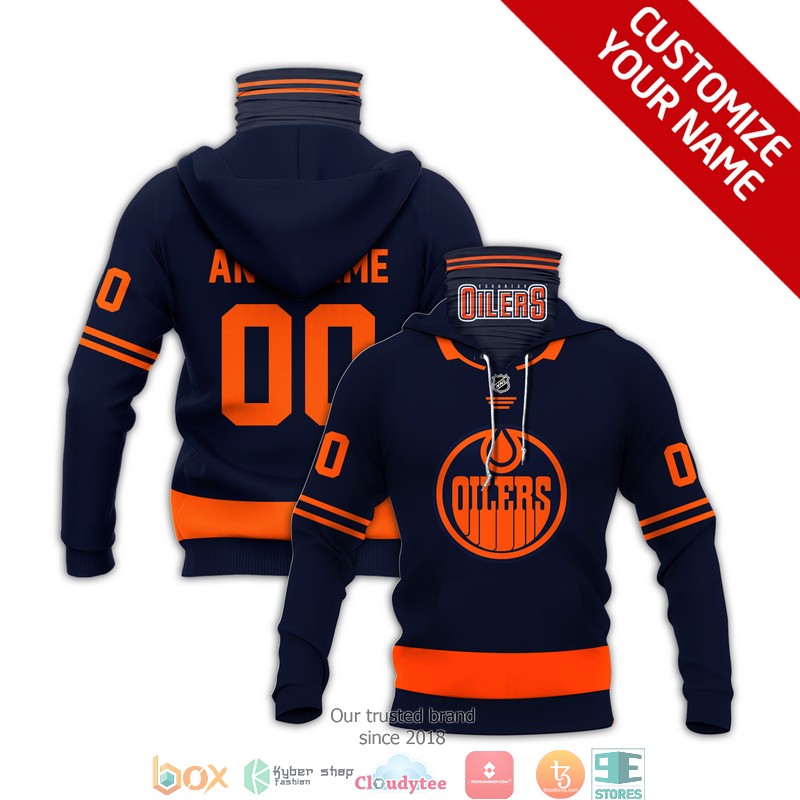 Personalized_NHL_Edmonton_Oilers_Navy_Orange_3d_hoodie_mask
