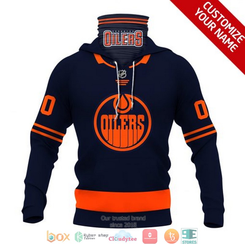 Personalized_NHL_Edmonton_Oilers_Navy_Orange_3d_hoodie_mask_1