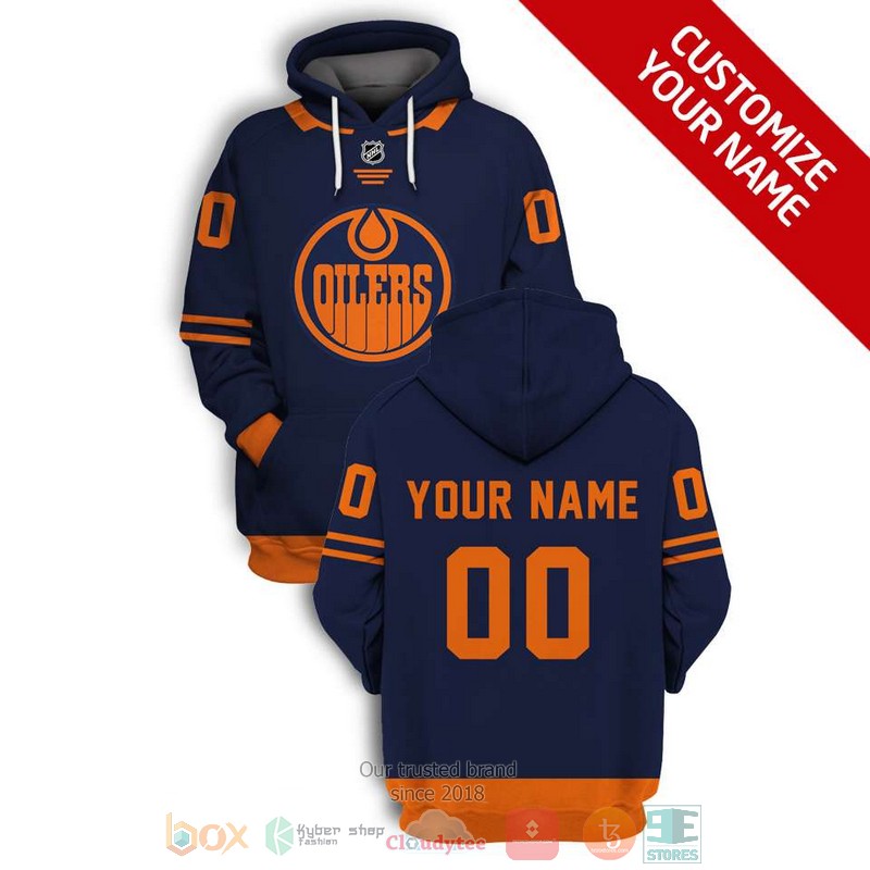 Personalized_NHL_Edmonton_Oilers_blue_orange_custom_3D_shirt_hoodie