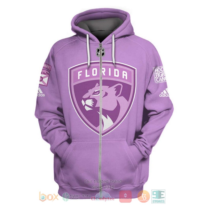 Personalized_NHL_Florida_Panthers_Hockey_Fights_Cancer_custom_3D_shirt_hoodie_1
