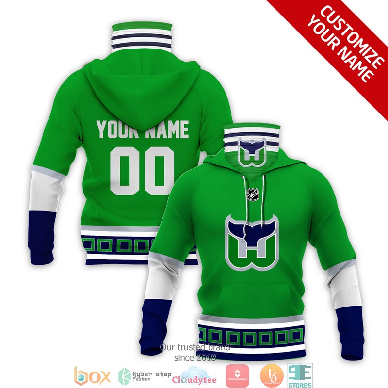 Personalized_NHL_Hartford_Whalers_Green_3d_hoodie_mask