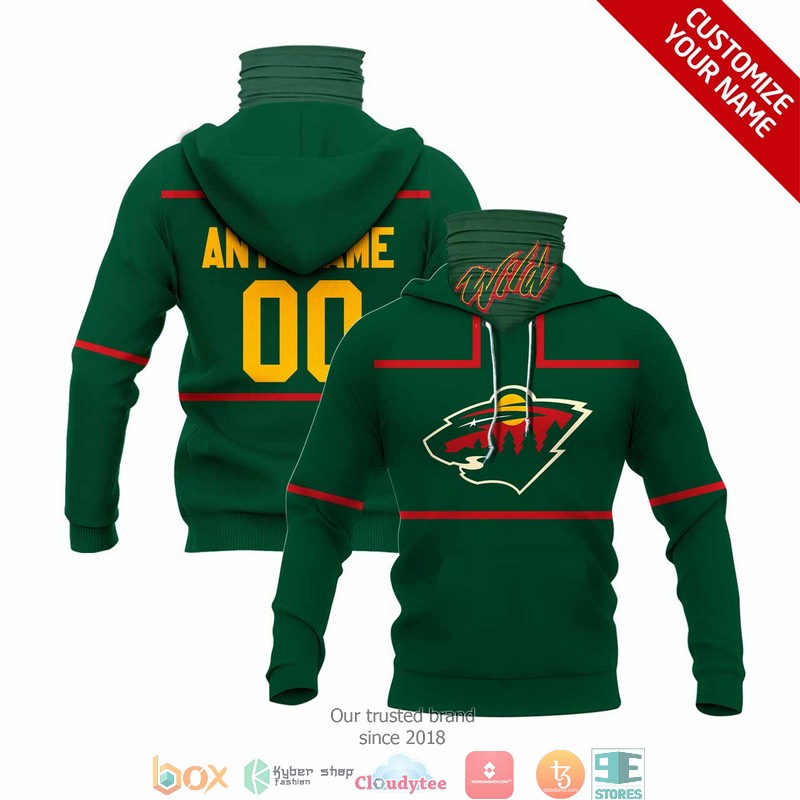 Personalized_NHL_Minnesota_Wild_Green_Red_line_3d_hoodie_mask