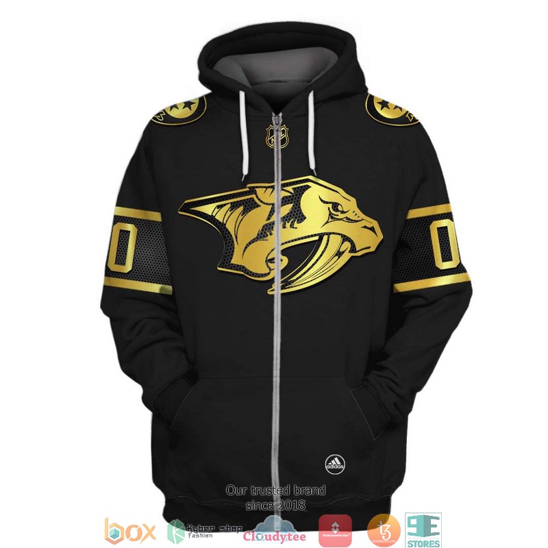 Personalized_NHL_Nashville_Predators_black_gold_3D_Full_Printing_shirt_hoodie_1