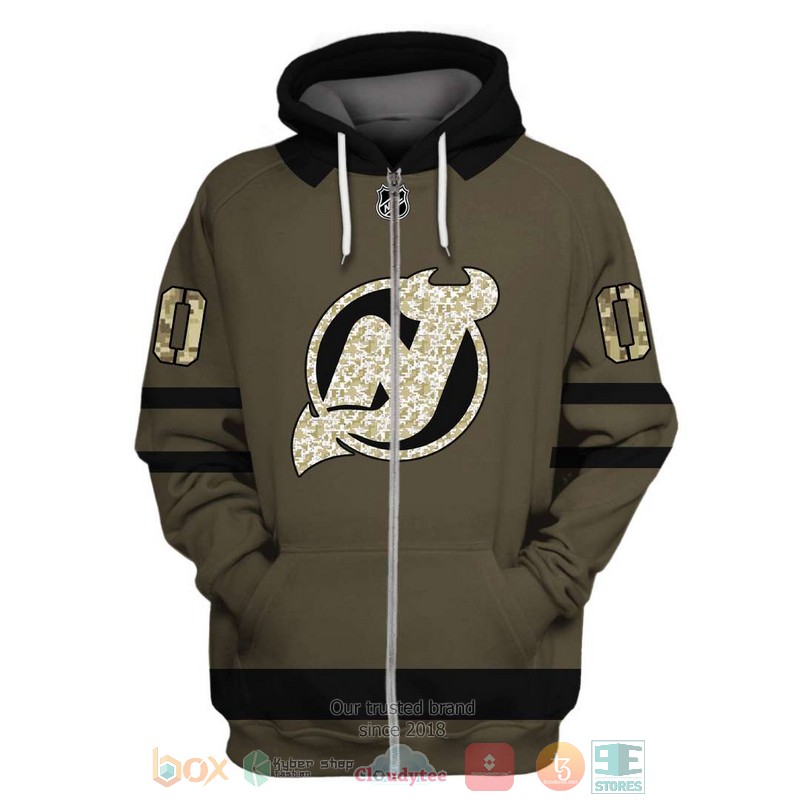 Personalized_NHL_New_Jersey_Devils_custom_green_camo_3D_shirt_hoodie_1