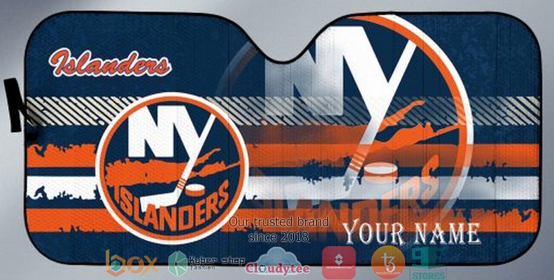 Personalized_NHL_New_York_Islanders_Car_Sunshade_1