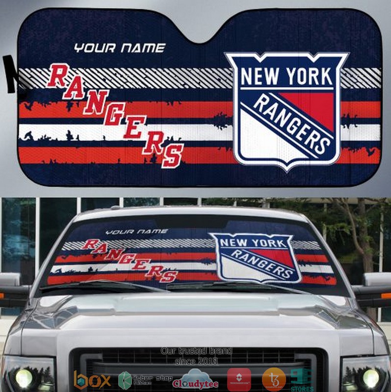 Personalized_NHL_New_York_Rangers_Car_Sunshade