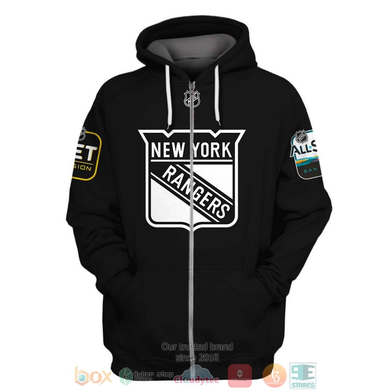 Personalized_NHL_New_York_Rangers_custom_black_3D_shirt_hoodie_1