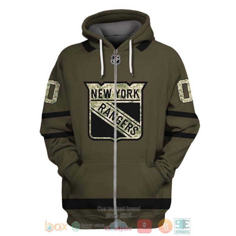 Personalized_NHL_New_York_Rangers_green_camo_custom_3D_shirt_hoodie_1