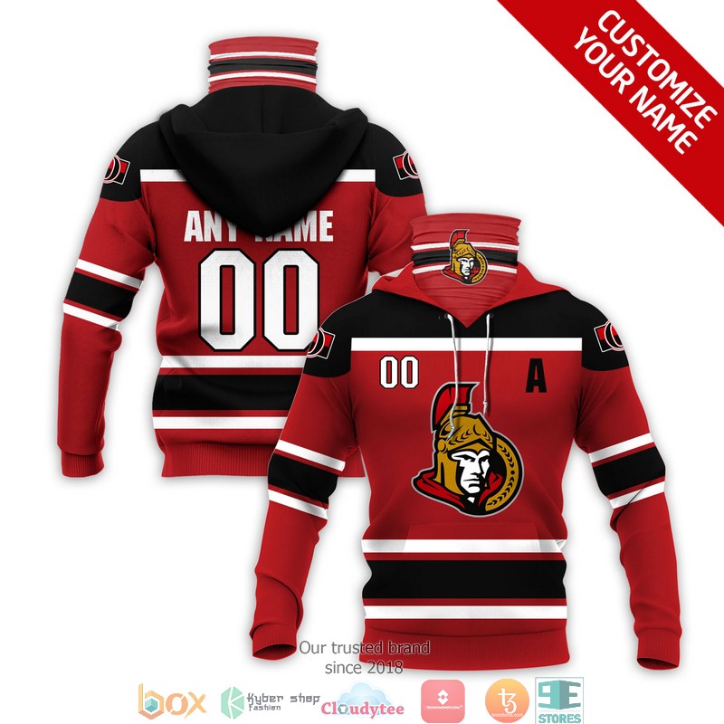 Personalized_NHL_Ottawa_Senators_A_red_3d_hoodie_mask