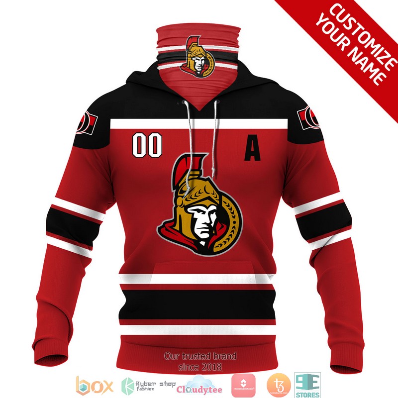 Personalized_NHL_Ottawa_Senators_A_red_3d_hoodie_mask_1