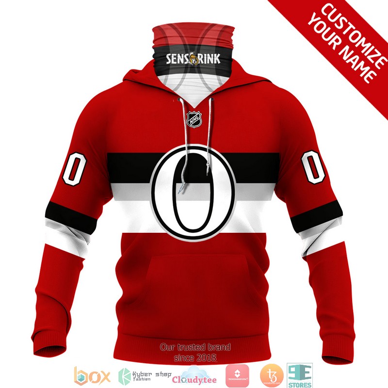 Personalized_NHL_Ottawa_Senators_Red_White_3d_hoodie_mask_1