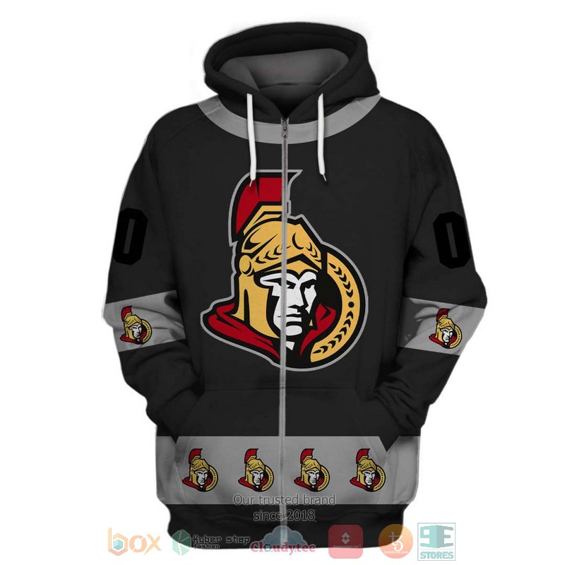 Personalized_NHL_Ottawa_Senators_black_grey_custom_3D_shirt_hoodie_1