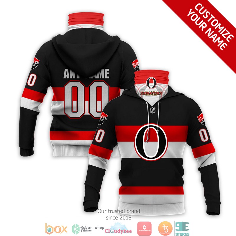 Personalized_NHL_Ottawa_Senators_black_red_white_3d_hoodie_mask