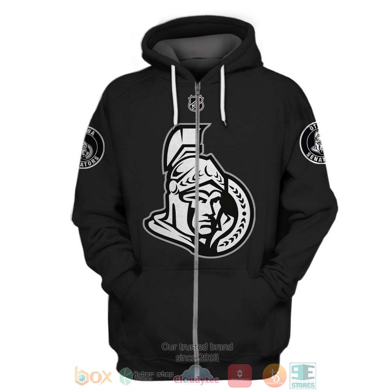 Personalized_NHL_Ottawa_Senators_custom_black_3D_shirt_hoodie_1