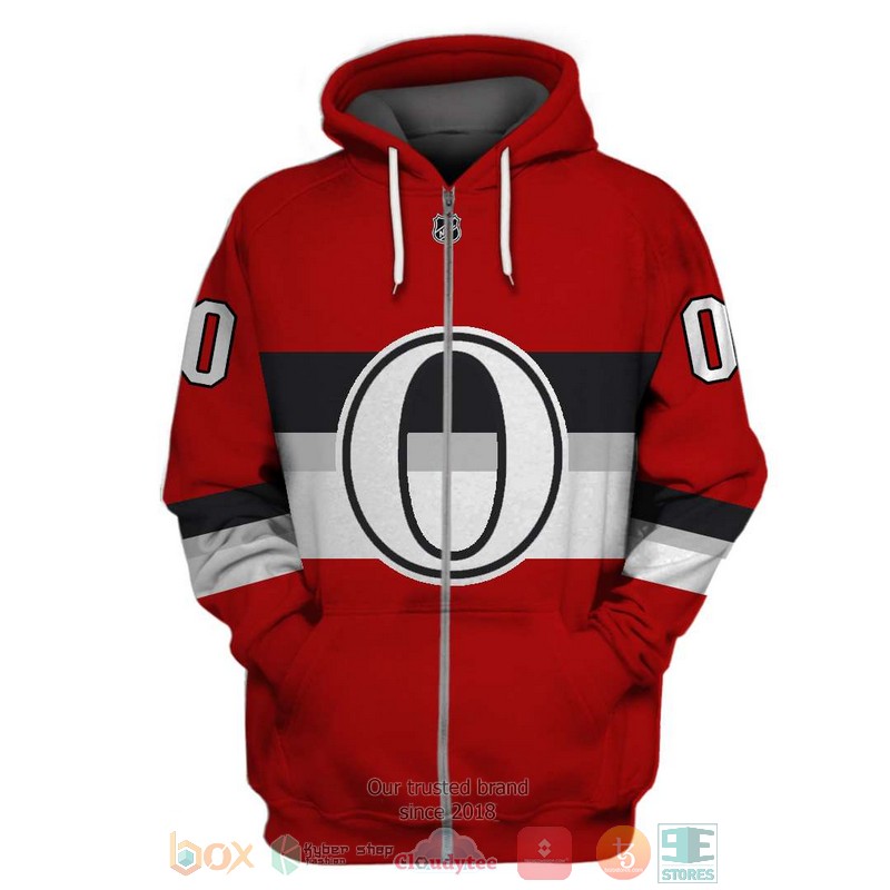 Personalized_NHL_Ottawa_Senators_custom_red_3D_shirt_hoodie_1