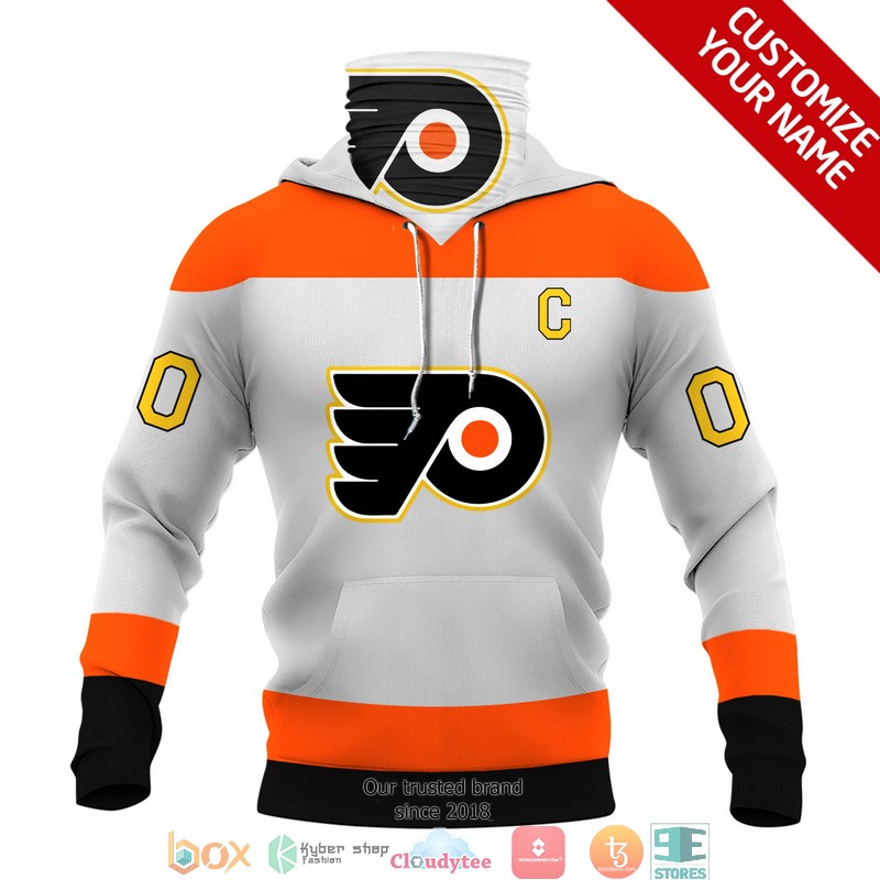 Personalized_NHL_Philadelphia_Flyers_Black_Orange_White_3d_hoodie_mask_1
