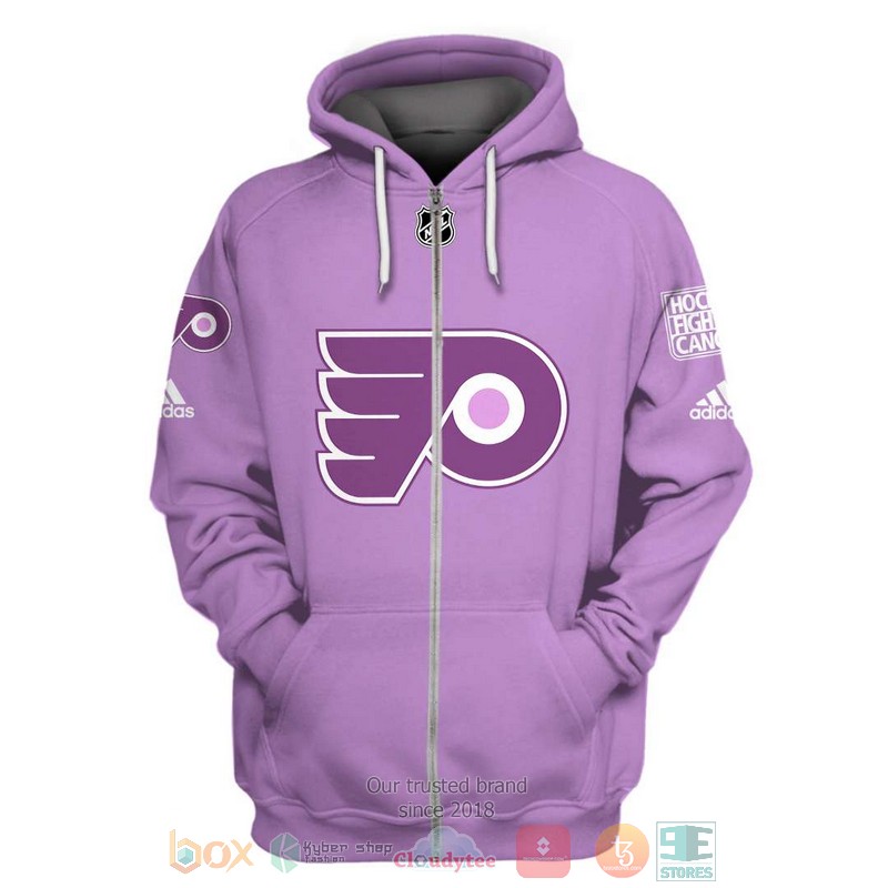 Personalized_NHL_Philadelphia_Flyers_Hockey_Fights_Cancer_custom_3D_shirt_hoodie_1