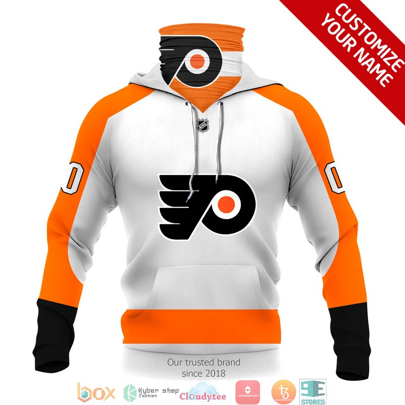 Personalized_NHL_Philadelphia_Flyers_Orange_White_3d_hoodie_mask_1